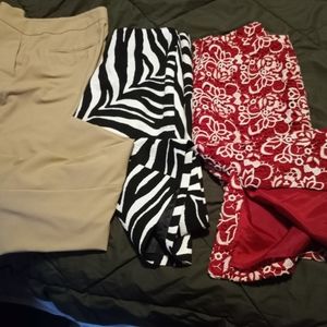 4 items,  size 6 all(1 pants, 2 skirts,1 dress)